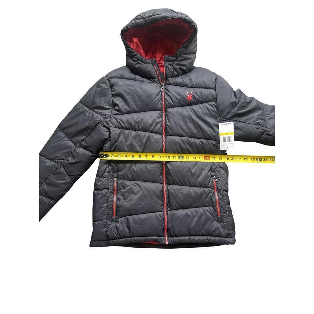 NWT Men’s Spyder hooded insulated jacket. Size: M - Picture 3 of 5
